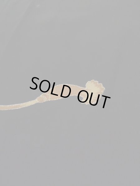 Photo11: L0204D Used Japanese women  Black TOMESODE formal / Silk.  Mirror motif  (Grade B) (11)