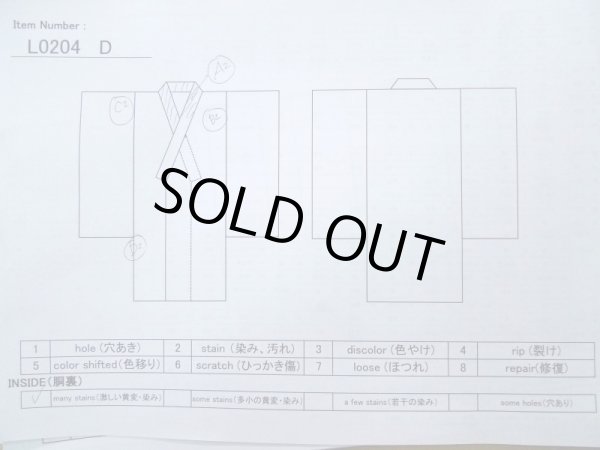 Photo15: L0204D Used Japanese women  Black TOMESODE formal / Silk.  Mirror motif  (Grade B) (15)