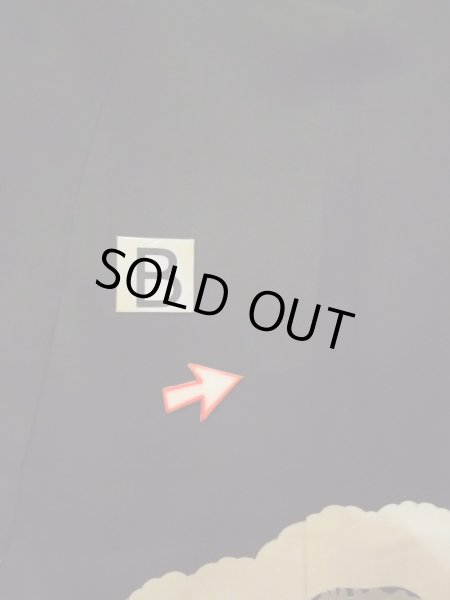 Photo20: L0204E Used Japanese women  Black TOMESODE formal / Silk. Chrysanthemum,   (Grade B) (20)