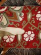 Photo21: L0204L Used Japanese women  Cream FURISODE long-sleeved / Silk. Flower,   (Grade D) (21)