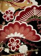 Photo13: L0204M Used Japanese women  Black FURISODE long-sleeved / Silk. UME plum bloom,   (Grade C) (13)