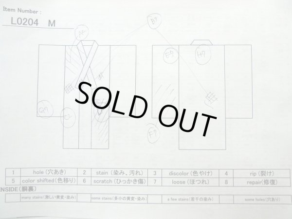 Photo22: L0204M Used Japanese women  Black FURISODE long-sleeved / Silk. UME plum bloom,   (Grade C) (22)