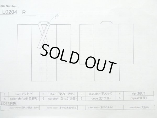 Photo15: L0204R Used Japanese women  Black FURISODE long-sleeved / Silk. Flower,   (Grade B) (15)