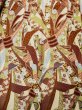 Photo6: L0205C Used Japanese women  Cream FURISODE long-sleeved / Silk. Chrysanthemum, Bundle of Ribbons  (Grade B) (6)