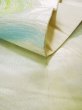 Photo11: L0218Q Vintage Japanese Kimono Shiny  Off White FUKURO OBI sash Gradation Silk. (11)