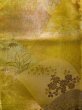 Photo4: L0218S Vintage Japanese Kimono Shiny  Gold FUKURO OBI sash Peony Silk. (4)