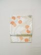 Photo2: L0219C Vintage Japanese Kimono   Off White FUKURO OBI sash Chrysanthemum Silk. (2)