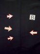 Photo12: L0224H Used Japanese women  Black MONTSUKI crests / Silk.    (Grade C) (12)