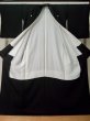 Photo2: L0224V Used Japanese women  Black MONTSUKI crests / Silk.    (Grade B) (2)