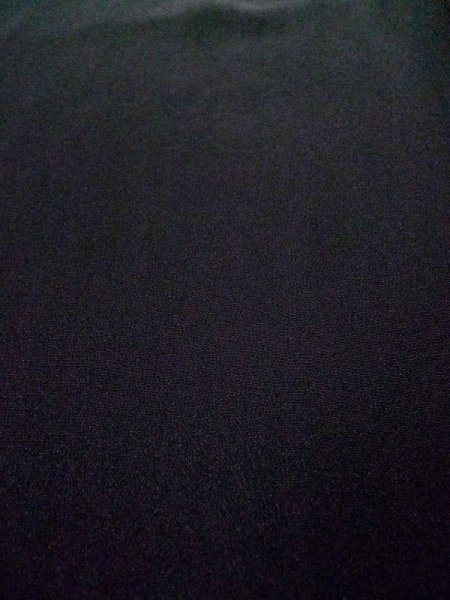 Photo8: L0224V Used Japanese women  Black MONTSUKI crests / Silk.    (Grade B) (8)