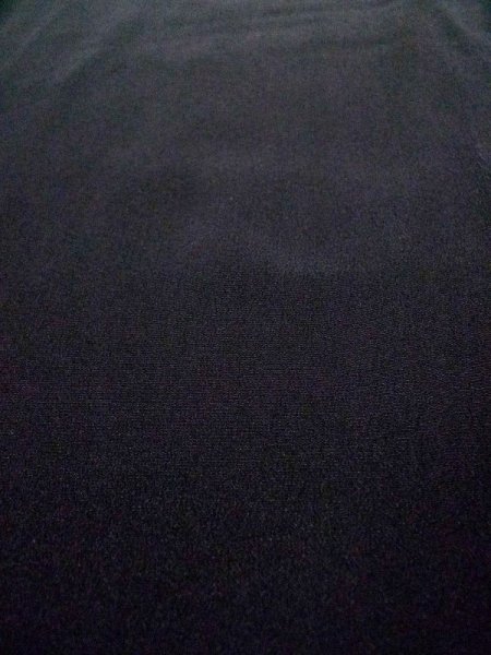 Photo9: L0224V Used Japanese women  Black MONTSUKI crests / Silk.    (Grade B) (9)