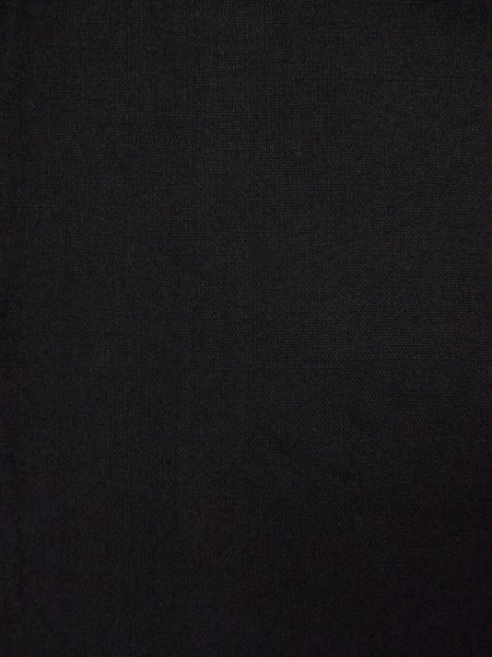 Photo6: L0225B Used Japanese women  Black MONTSUKI crests / Wool.    (Grade D) (6)