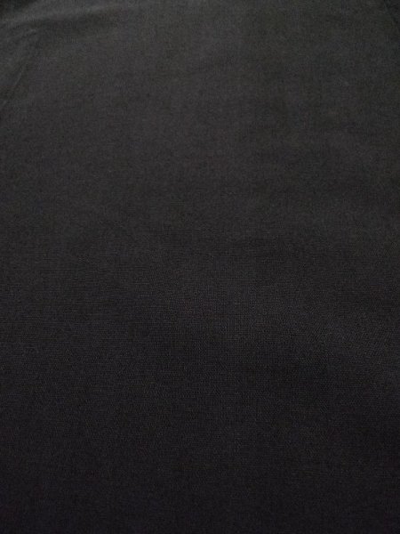 Photo8: L0225B Used Japanese women  Black MONTSUKI crests / Wool.    (Grade D) (8)