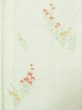 Photo4: Mint L0309A Used Japanese womenSmoky Creamy Raspberry HITOE unlined / Synthetic. Flower,   (Grade A) (4)