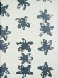 Photo3: L0309C Used Japanese women  Off White YUKATA summer(made in Japan) / Cotton/hemp Flower,   (Grade C) (3)