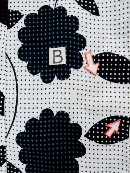 Photo15: L0309K Used Japanese women  Off White YUKATA summer(made in Japan) / Linen. Flower,   (Grade B) (15)