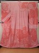 Photo2: L0309U Used Japanese women  Purple FURISODE long-sleeved / Silk. Flower,   (Grade B) (2)