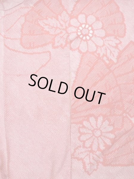 Photo5: L0309U Used Japanese women  Purple FURISODE long-sleeved / Silk. Flower,   (Grade B) (5)