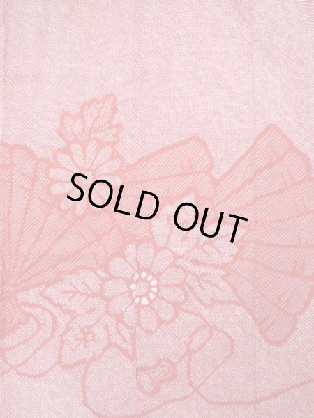 Photo7: L0309U Used Japanese women  Purple FURISODE long-sleeved / Silk. Flower,   (Grade B) (7)