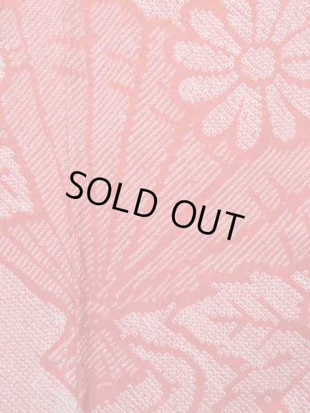 Photo9: L0309U Used Japanese women  Purple FURISODE long-sleeved / Silk. Flower,   (Grade B) (9)