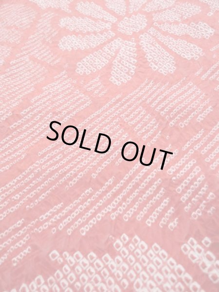 Photo12: L0309U Used Japanese women  Purple FURISODE long-sleeved / Silk. Flower,   (Grade B) (12)