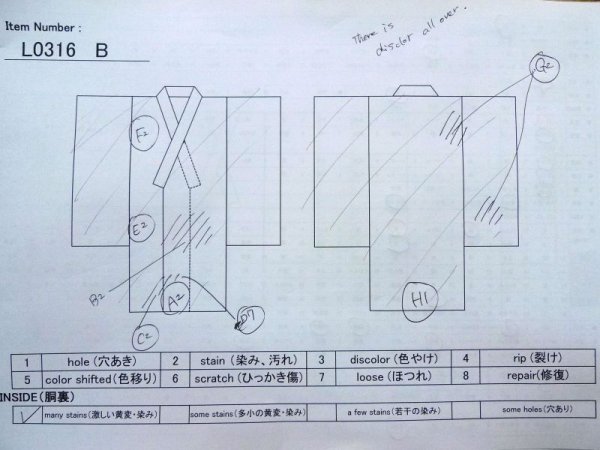 Photo18: L0316B Used Japanese women  Black TOMESODE formal / Silk. SAKURA cherry blossom,   (Grade D) (18)
