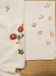 Photo21: L0316G Used Japanese women  Off White HOUMONGI formal / Silk. Chrysanthemum,   (Grade C) (21)