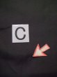 Photo12: L0316N Used Japanese men  Black Men's Kimono / Mousseline.    (Grade D) (12)