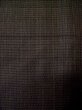 Photo5: L0316Q Used Japanese men  Brown Men's Kimono / Silk. Line padded with cotton  (Grade B) (5)