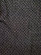 Photo5: L0318D Used Japanese women  Black HAORI short jacket / Silk. Lozenges   (Grade C) (5)