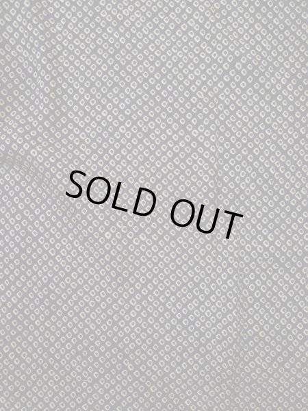 Photo5: L0318D Used Japanese women  Black HAORI short jacket / Silk. Lozenges   (Grade C) (5)