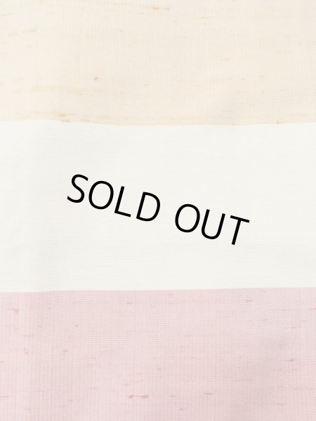 Photo5: L0318G Used Japanese womenSmoky Creamy Purple HAORI short jacket / Silk. Line   (Grade B) (5)