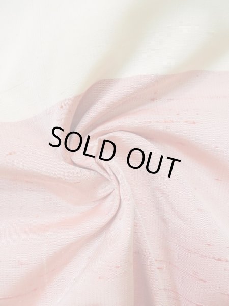 Photo12: L0318G Used Japanese womenSmoky Creamy Purple HAORI short jacket / Silk. Line   (Grade B) (12)