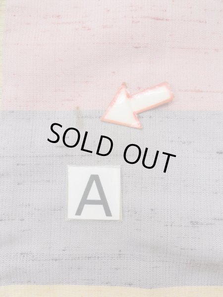 Photo14: L0318G Used Japanese womenSmoky Creamy Purple HAORI short jacket / Silk. Line   (Grade B) (14)