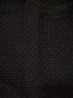 Photo5: L0318N Used Japanese men  Black Men's Haori / Silk. Dot motif in lining: strip paper  (Grade D) (5)