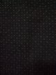 Photo6: L0318N Used Japanese men  Black Men's Haori / Silk. Dot motif in lining: strip paper  (Grade D) (6)