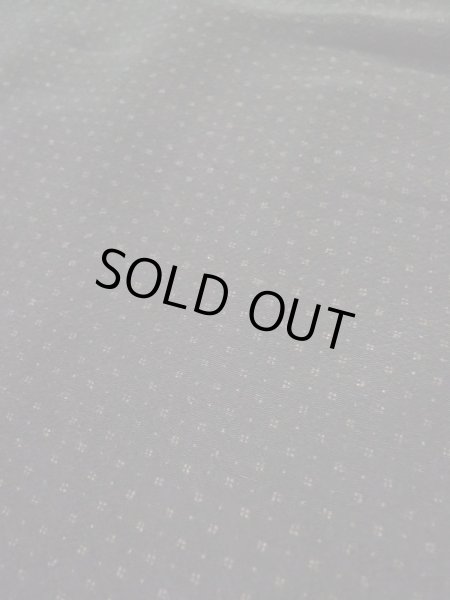 Photo8: L0318N Used Japanese men  Black Men's Haori / Silk. Dot motif in lining: strip paper  (Grade D) (8)