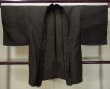 Photo1: L0318O Used Japanese menPale  Brown Men's Haori / Silk.    (Grade B) (1)