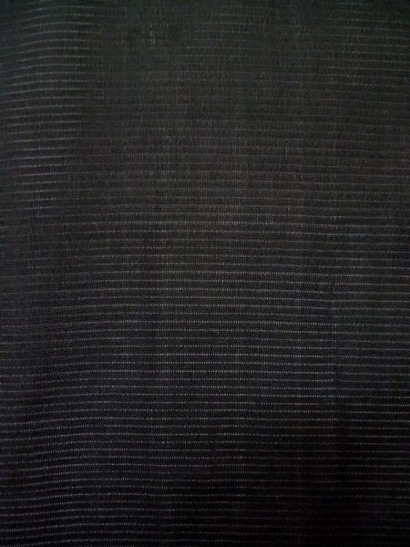 Photo5: L0318S Used Japanese men  Black Men's Haori / Silk.    (Grade D) (5)