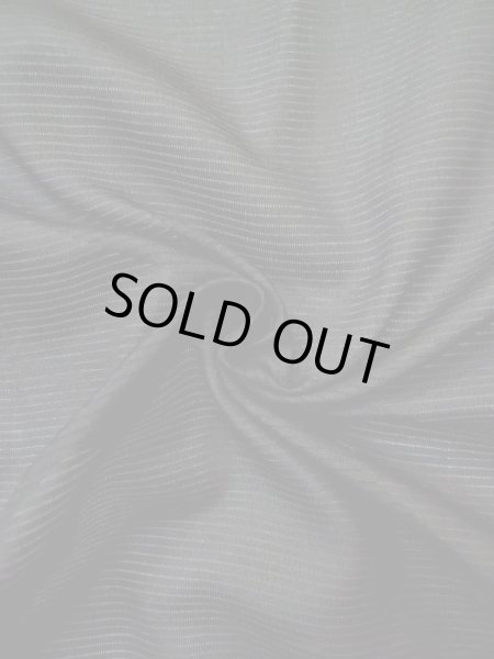 Photo9: L0318S Used Japanese men  Black Men's Haori / Silk.    (Grade D) (9)