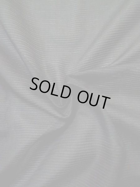 Photo10: L0318S Used Japanese men  Black Men's Haori / Silk.    (Grade D) (10)