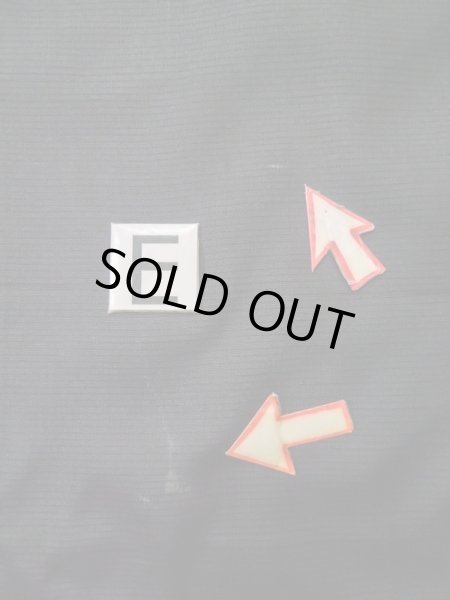 Photo16: L0318S Used Japanese men  Black Men's Haori / Silk.    (Grade D) (16)