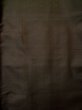 Photo4: L0318T Used Japanese menPale  Brown Men's Haori / Silk. Plaid Checks motif in lining: book  (Grade C) (4)