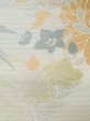 Photo9: L0323D Vintage Japanese Kimono   Ivory MARU OBI sash Chrysanthemum Silk. (Grade B) (9)