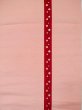 Photo3: L0323F Vintage Japanese Kimono Pink FUKURO NAGOYA OBI sash Circle Silk. (Grade C) (3)
