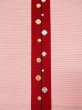 Photo4: L0323F Vintage Japanese Kimono Pink FUKURO NAGOYA OBI sash Circle Silk. (Grade C) (4)