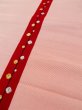 Photo7: L0323F Vintage Japanese Kimono Pink FUKURO NAGOYA OBI sash Circle Silk. (Grade C) (7)