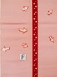 Photo15: L0323F Vintage Japanese Kimono Pink FUKURO NAGOYA OBI sash Circle Silk. (Grade C) (15)