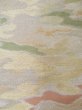 Photo6: L0323G Vintage Japanese Kimono Grayish  Taupe FUKURO OBI sash Abstract pattern Silk. (Grade B) (6)