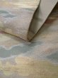 Photo13: L0323G Vintage Japanese Kimono Grayish  Taupe FUKURO OBI sash Abstract pattern Silk. (Grade B) (13)